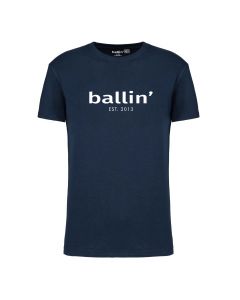 Ballin Est. 2013 Regular Fit Shirt - Navy Blauw