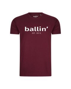 Ballin Est. 2013 regular fit shirt heren burgundy