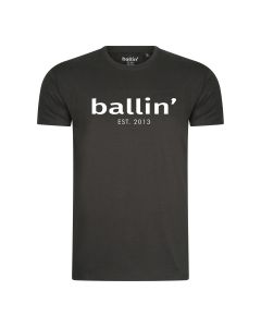 Ballin Est. 2013 regular fit shirt heren antraciet grijs