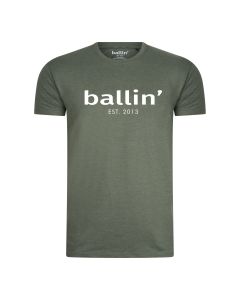 Ballin Est. 2013 regular fit shirt heren groen marble