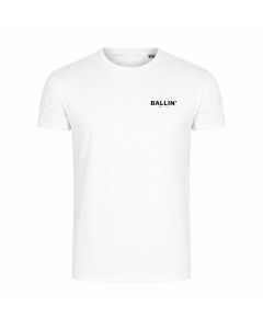 Ballin Backprint Cross Shirt Wit