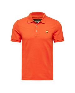 Lyle & Scott Plain Polo Shirt Burnt Oranje