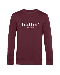 Ballin Est. 2013 basic sweater heren burgundy