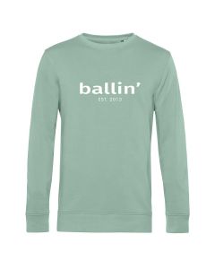 Ballin Est. 2013 basic sweater heren mint groen