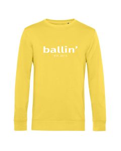 Ballin Est. 2013 basic sweater heren soft geel