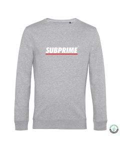 Subprime sweater Stripe heren grey