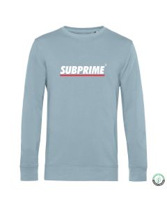 Subprime sweater Stripe heren sky blue