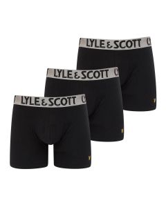 Lyle & Scott Christopher 3-pack boxers heren zwart