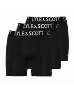 Lyle & Scott Elton 3-pack boxers heren zwart