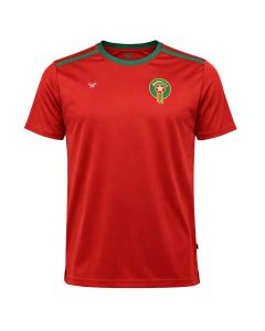 Cappuccino Italia Voetbalshirt Marokko Rood
