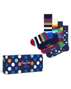 Happy Socks multi color 4-pack unisex gift box