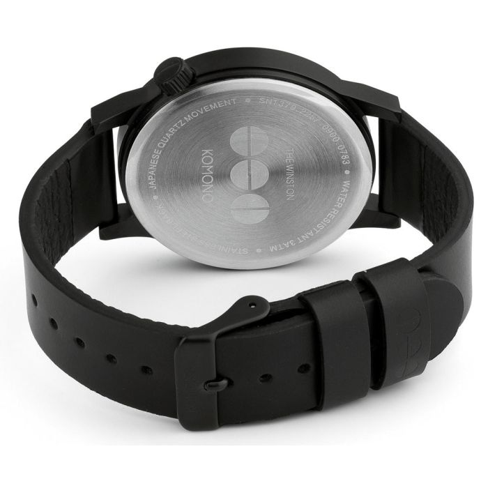 Komono Winston Regal heren horloge in de sale - zwart - Fashion For Less