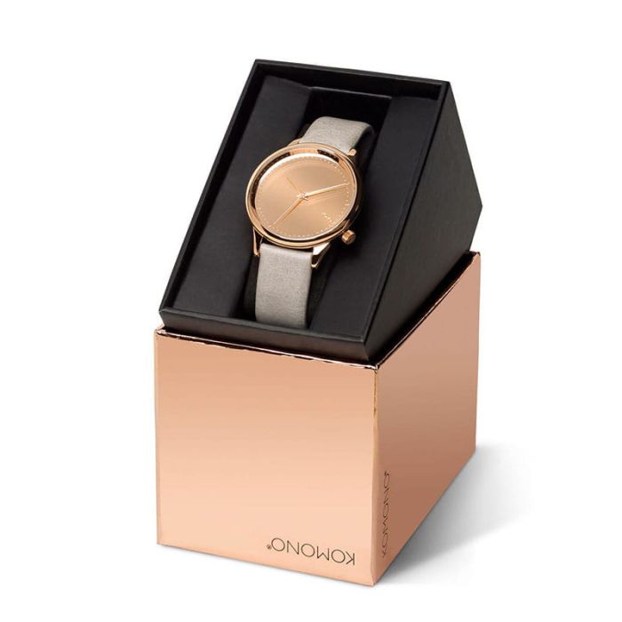 【KOMONO】ESTELLE MIRROR Komono Estelle Mirror dames horloge in de sale - roségoud