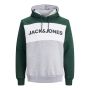 Jack & Jones JJelogo blocking sweat hood heren pine grove