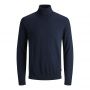Jack & Jones Emil Knit Roll Neck Navy Blazer