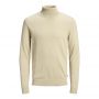 Jack & Jones Emil Knit Roll Neck Oatmeal