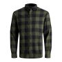Jack & Jones JJegingham twill slim shirt heren dusty olive