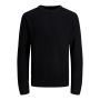 Jack & Jones Jorbrink Knit Crew Neck Black