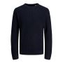 Jack & Jones Jorbrink Knit Crew Neck Navy Blazer
