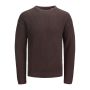 Jack & Jones Jorbrink Knit Crew Neck Seal Brown