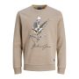 Jack & Jones Jorheader Sweat Crew Neck Fst Fungi