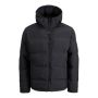 Jack & Jones JJeseamless recycle heren puffer black zwart