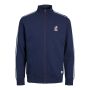 Jack & Jones Jcologan Block Sweat High Neck Zip Navy Blazer