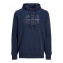 Jack & Jones Jcogalo Sweat Hood Fr Navy Blazer