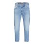 Jack & Jones JJifrank JJleen Cropped Jeans Light Blue Denim