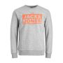 Jack & Jones Jcokim Sweat Crew Neck Fst Light Grey Melange