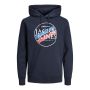 Jack & Jones Jorcody sweat hood heren trekking navy