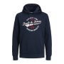 Jack & Jones Jwh Logo sweat hood heren navy