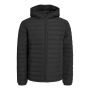 Jack & Jones recycle puffer hood heren zwart