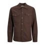 Jack & Jones Eddie overshirt heren seal brown