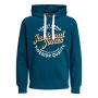 Jack & Jones Mikk sweat hood heren sailor blue
