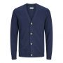 Jack & Jones Emil knit button cardigan heren navy blazer