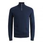 Jack & Jones Emil Knit Half Zip Navy Blazer