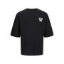 Jack & Jones Charge oversized T-shirt heren zwart