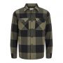Produkt Dean Check Overshirt Dusty Olive