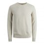 Jack & Jones Emil Knit Crew Neck Oatmeal