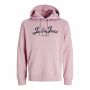 Jack & Jones Jor Time sweat hood heren pink nectar