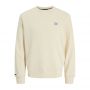 Jack & Jones Furore Backprint Sweat Crew Neck Antique White