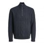 Jack & Jones North Knit High Neck Navy Blazer