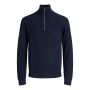 Jack & Jones Pannel Knit Half Zip Sky Captain