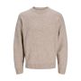 Jack & Jones Soho Ollie Knit Crew Neck Beige