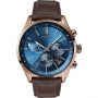 Hugo Boss Horloge Grand Prix Roségoud/Blauw 44mm