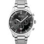 Hugo Boss Horloge Pioneer Zilver/Zwart 44mm