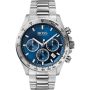 Hugo Boss Horloge Hero Zilver/Blauw 43mm