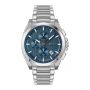 Hugo Boss Horloge Grandmaster Zilver/Blauw 46mm