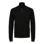 Selected Homme Berg half zip cardigan heren zwart